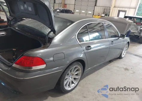 2005 BMW 745Li from USA, damaged, VIN WBAGN635X5DS60431
